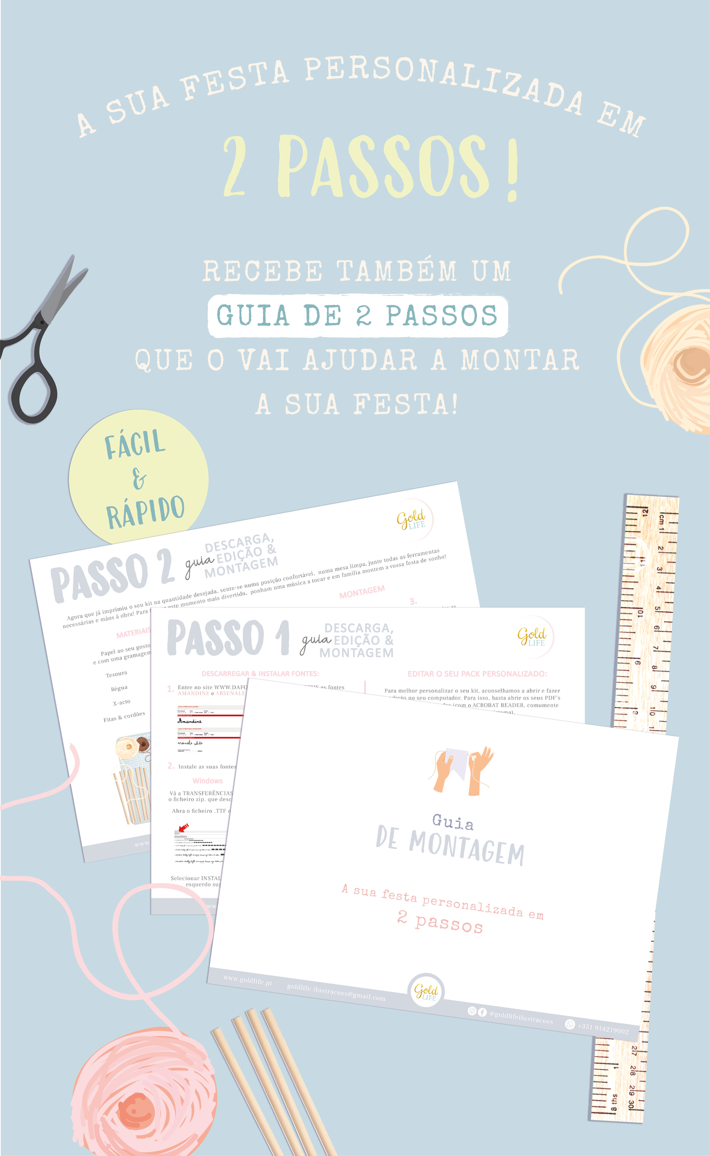 KIT DE FESTA LLAMA PARTY editável