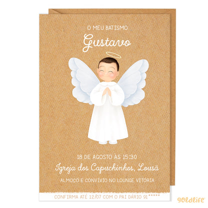 Convite Digital Anjo Menino